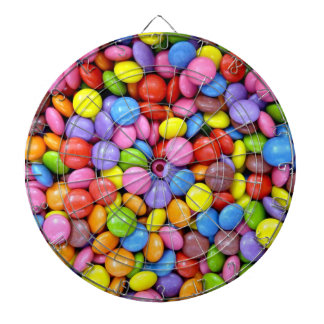 Farbige Bonbons Dartscheibe