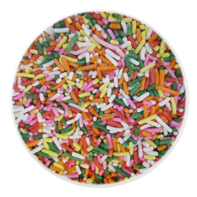 Farbige Bonbons Texturvorlage Keramikknauf (Vorderseite)