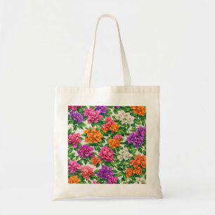 Farbige Bougainvillea Tropische Blumengestaltung Tragetasche