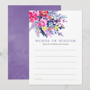 Farbige Brautparty für Wasserfarben Einladung