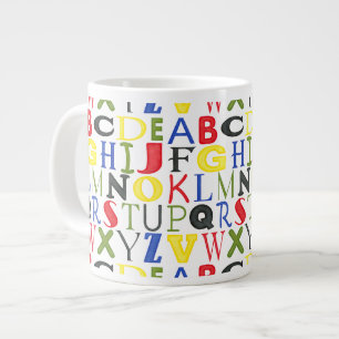 Farbige Briefe von Megan Meagher Jumbo-Tasse