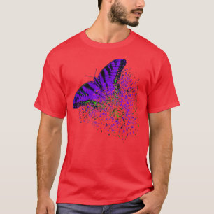 Farbige Butterfly-Dispersion Design 2 T-Shirt