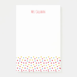 Farbige Buttons Post-It Notizen