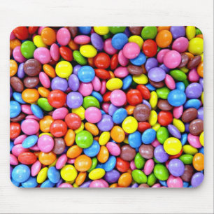 Farbige Candy Pieces Mousepad