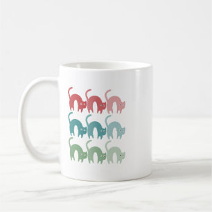 Farbige Cats Tasse