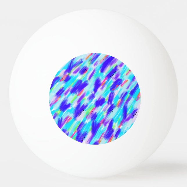Farbige Chaos Tischtennisball (Vorderseite)