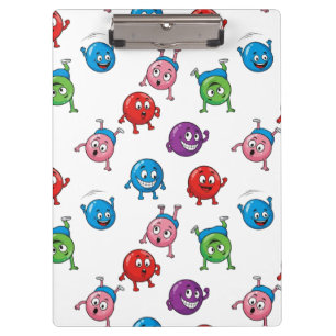 Farbige Circle-Zeichen Klemmbrett