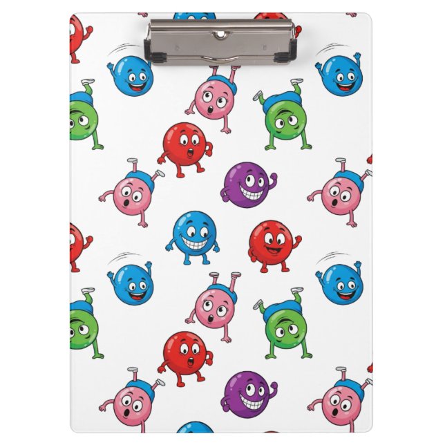 Farbige Circle-Zeichen Klemmbrett (Vorderseite)