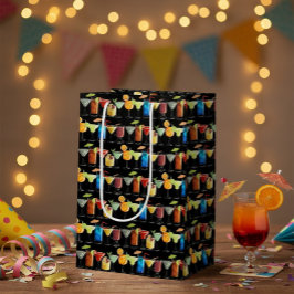 Farbige Cocktail-Geschenktüte Mittlere Geschenktüte
