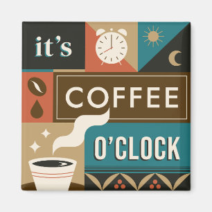 Farbige Coffee Quotes Magnet