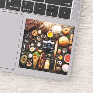 Farbige Collage-Banner   Kreative Lifestyle-Dekora Aufkleber