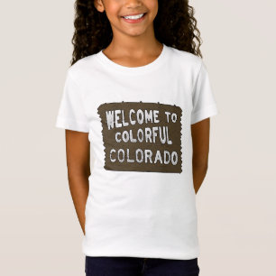 Farbige Colorado Begrüßung Mädchen Tee