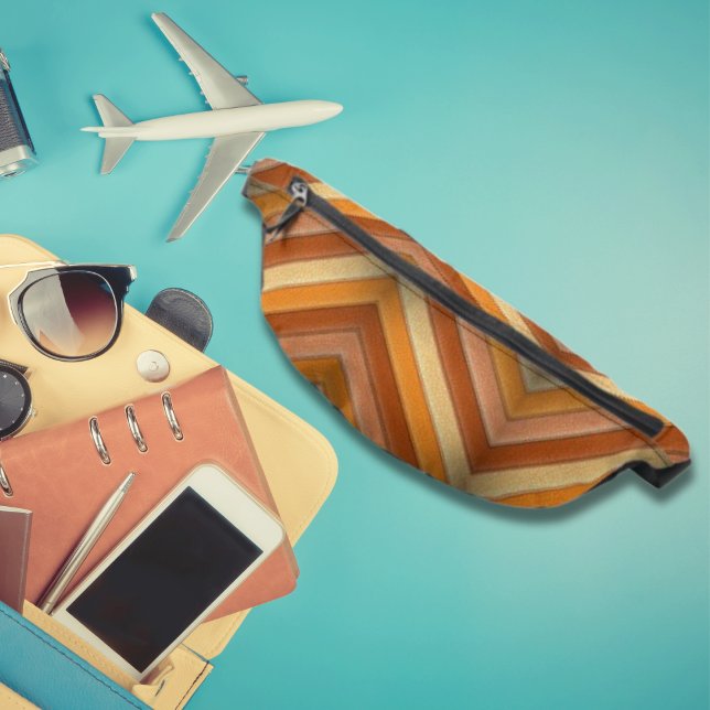 Farbige, Coole Streifen aus rotem Leder Bauchtasche (Von Creator hochgeladen)