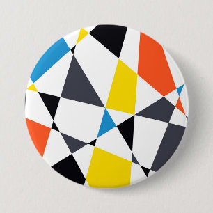Farbige, coole, trendige, moderne geometrische For Button
