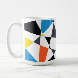 Farbige, coole, trendige, moderne geometrische For Kaffeetasse