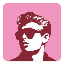 Farbige Coole Typ-Aufkleber