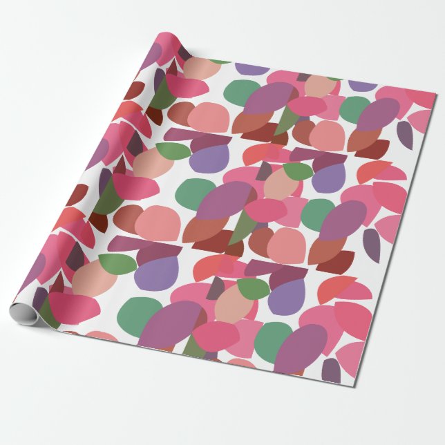Farbige Cotoneaster-Blätter Botanisch Geschenkpapier (Ungerollt)