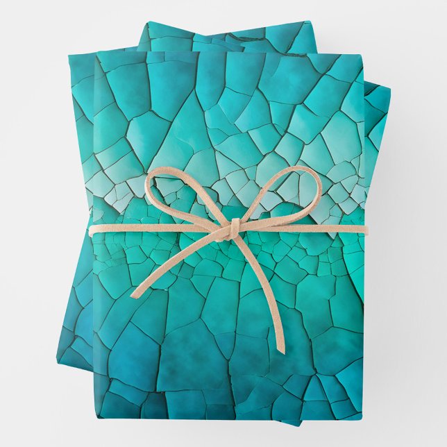 Farbige Crackle Paper Art Wrapping Paper Sheets Geschenkpapier Set (Von Creator hochgeladen)
