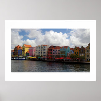 Farbige Curacao Print Poster