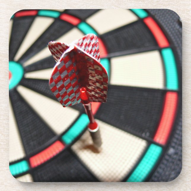 Farbige Dartboard-Untersetzer Getränkeuntersetzer (Vorderseite)
