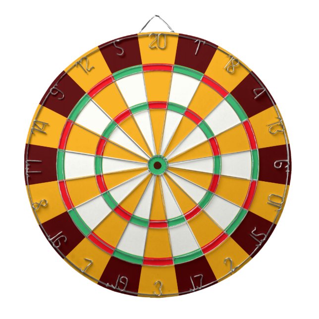 Farbige Dartscheibe (vorne)