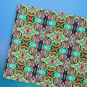 Farbige Designs Geschenkpapier