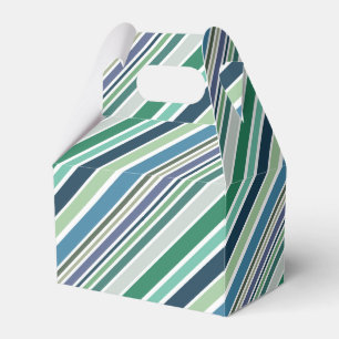 Farbige diagonale Streifen Geschenkschachtel