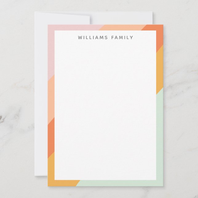 Farbige Diagonalstreifen Retro Sweet Candy Pasty (Vorderseite)