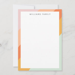 Farbige Diagonalstreifen Retro Sweet Candy Pasty