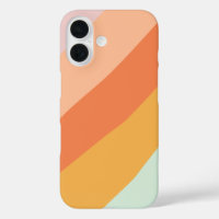 Farbige Diagonalstreifen Retro Sweet Candy Pasty