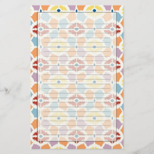 Farbige Diamanten, geometrisch Briefpapier