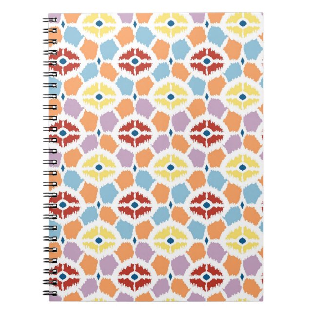Farbige Diamanten, geometrisch Notizblock (Vorderseite)