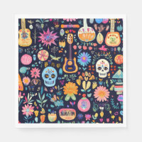 Farbige Dias de los muertos Muster