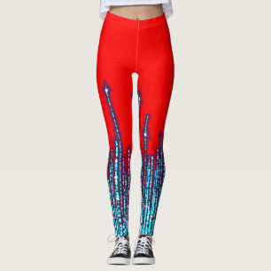 Farbige digitale 3D-Design-Leggings – PerfLeggings Leggings