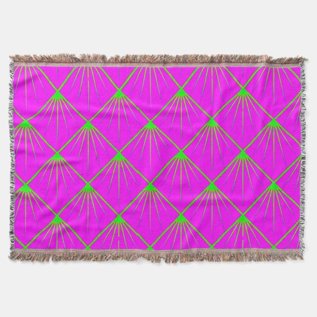 Farbige digitale 3D-Design-Wurfdecke – Perfekt Decke (Vorderseite)