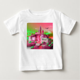 Farbige digitale Design-Baby-Feinjersey-T-Shirt – Baby T-shirt