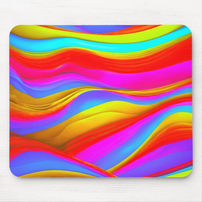 Farbige digitale Kunstmauspad – Perfekte Größe für Mousepad (Vorne)