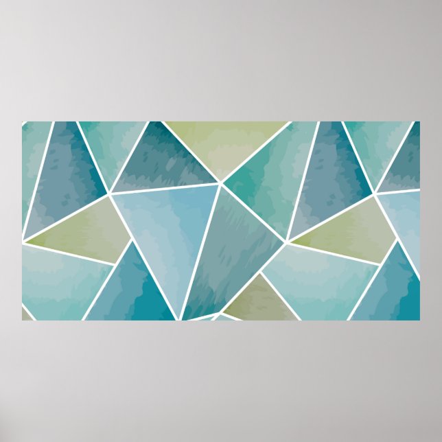 Farbige digitale Wandfliesen Poster (Vorne)