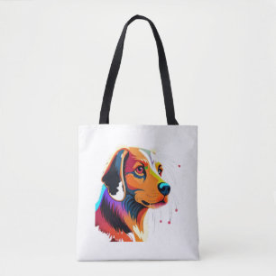 Farbige Dog Grafik -