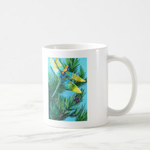 Farbige Drangonfly & Pine Tree Tasse