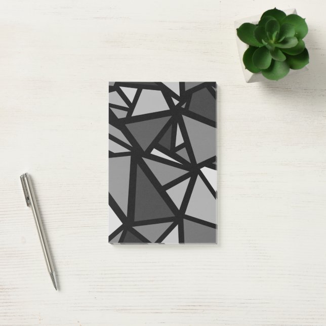 Farbige Dreiecke 6 Post-it Klebezettel (Büro)