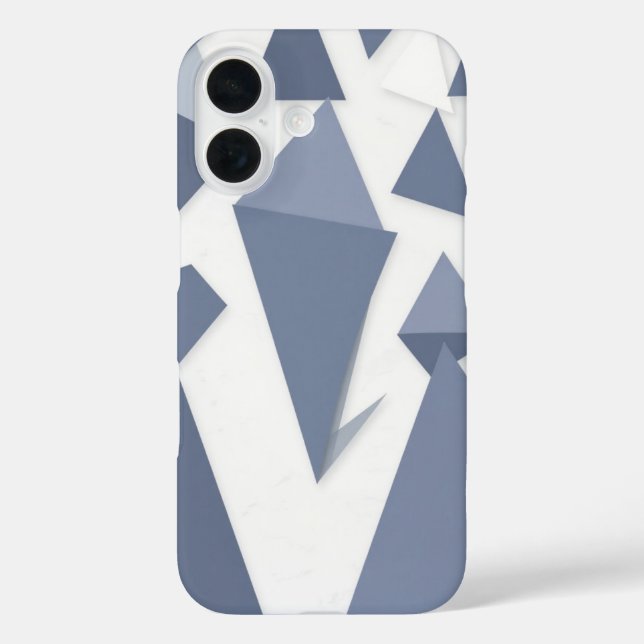 Farbige Dreiecke Case-Mate iPhone Hülle (Rückseite)