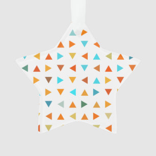 Farbige Dreiecke Ornament