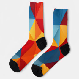 Farbige Dreiecke Socken