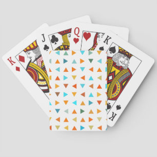 Farbige Dreiecke Spielkarten