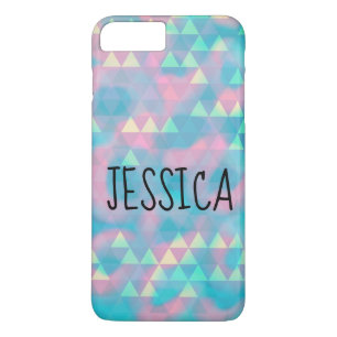 Farbige Dreiecke wolkig blau Case-Mate iPhone Hülle