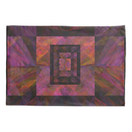 Farbige dunkle Galaxie der Blöcke Kunstwerk Kissenbezug