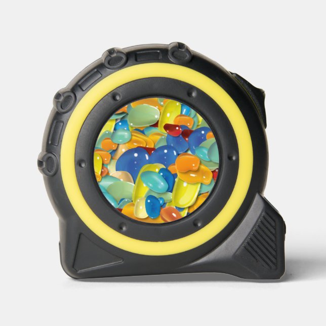 Farbige Edelsteine Maßband (Vorderseite)