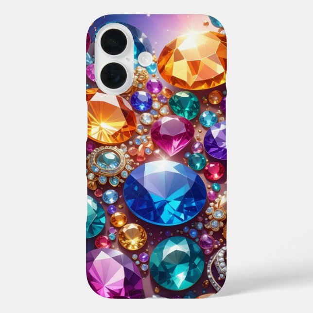 Farbige Edelsteine und Juwelen iPhone / iPad-Hülle Case-Mate iPhone Hülle (Rückseite)