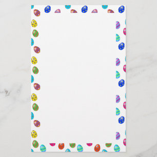 Farbige Eier Ostern Briefpapier